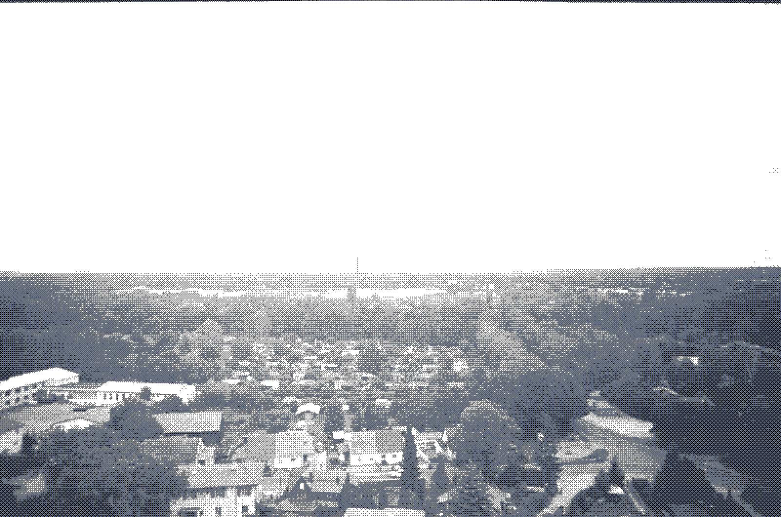 On the upper left the Neuwerk brass factory is visible. In the lower part are some Kupferhäuser from the model settlement