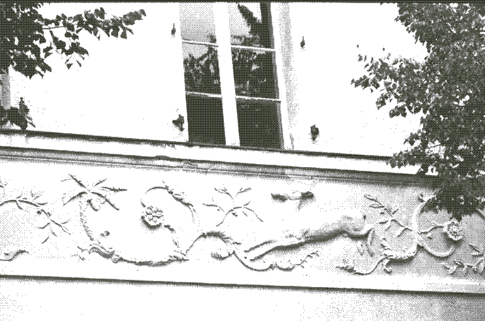 The relief from the Hirsch villa. I was suprised that the Nazis didn&rsquo;t erased it.