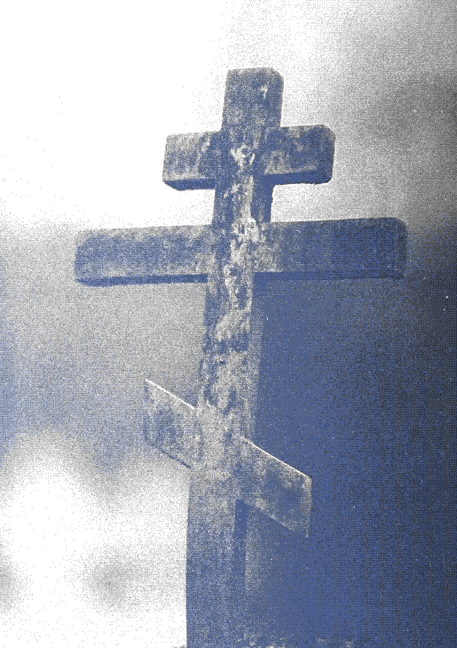 The three crossarm of different lengths and shapes of the orthodox cross symbolize Christ&rsquo;s crucifixion: The short upper arm of the cross represents the titulus board (i.e. where the inscription INRI was seen). The middle arm represent the place where the arms of Christ were attached. And the slanted arm is the suppedaneum (the board under the feet at the crucifixion)